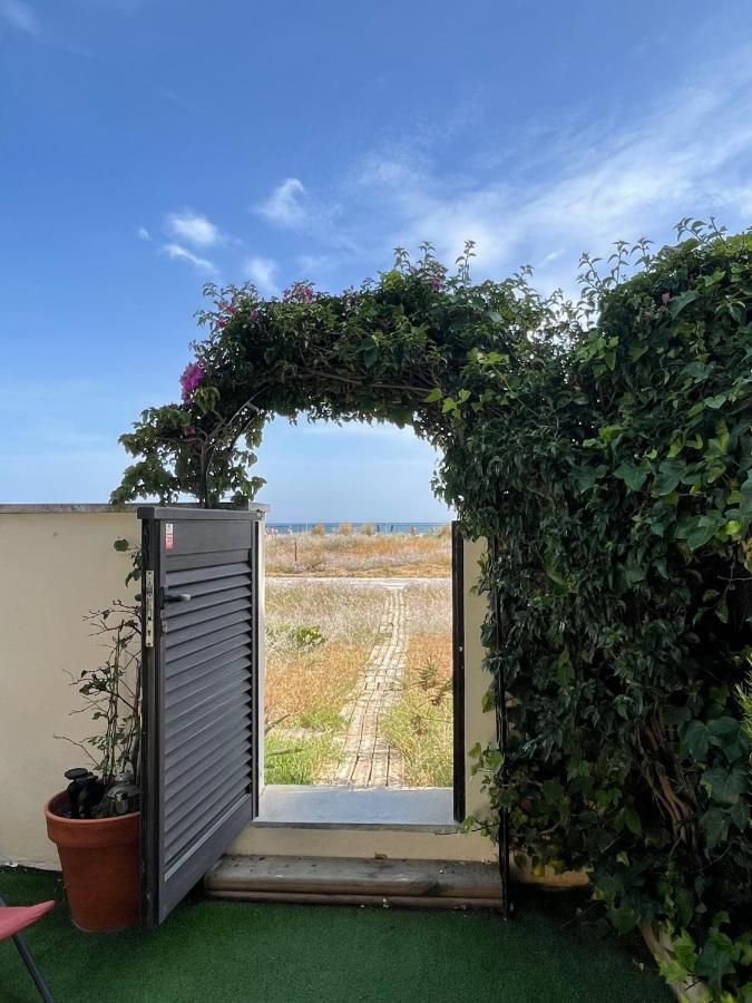Beach Flat With Garden Castelldefels Dış mekan fotoğraf